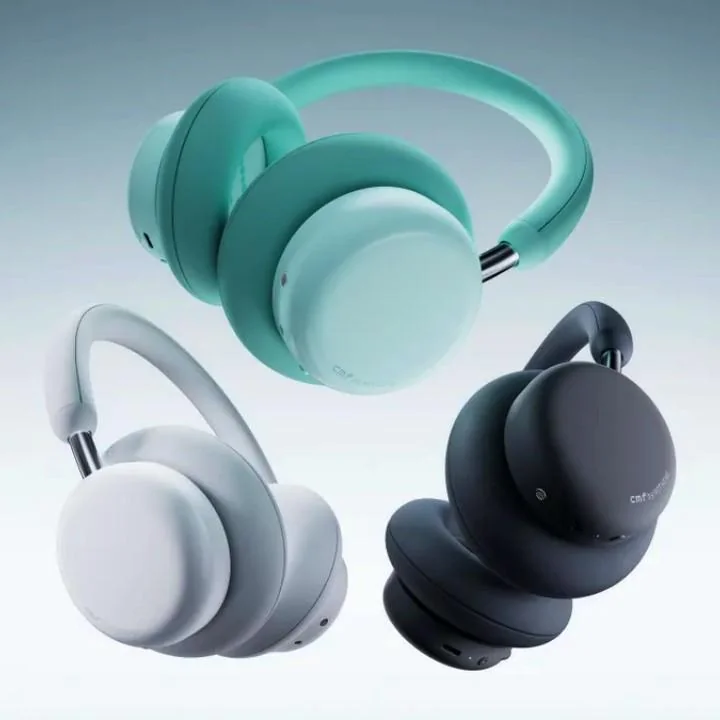 CMF Headphone Pro in Light Green, Light Grey, and Dark Grey CMF Headphone Pro in Light Green, Light Grey, and Dark Grey