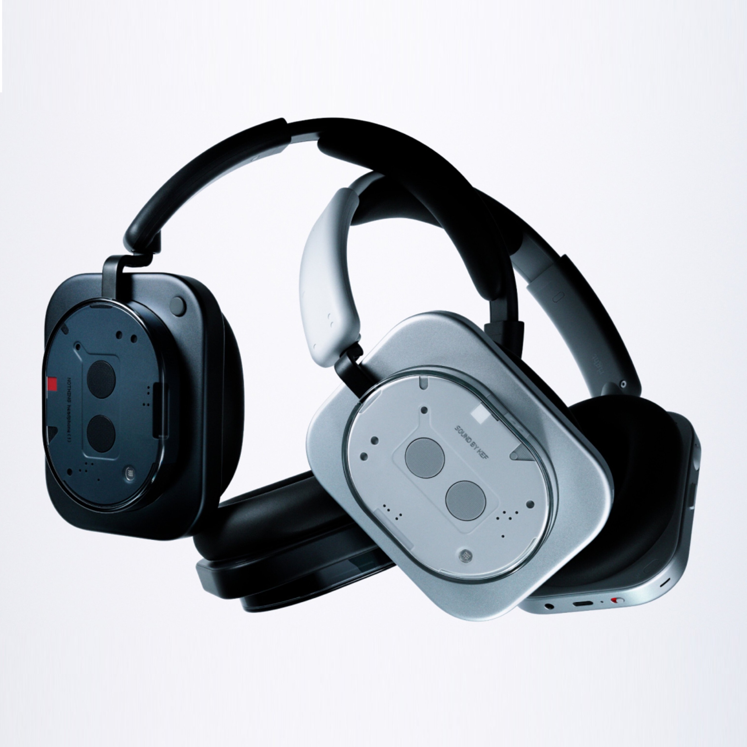 The Headphone (1) in white and black. The Headphone (1) in white and black.